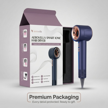 AEROVELLA Smart Ionic Hair Dryer – Frizz Free Hair